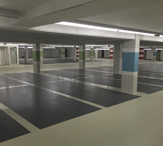 antislip parkeergarage triflex