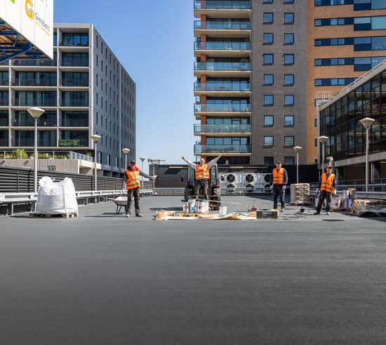 parkeerdek Erasmusbrug Rotterdam renoveren