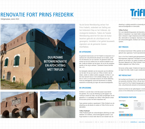 Casestudie Fort Prins Frederik 