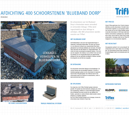 Casestudy 400 schoorstenen Bluebanddorp