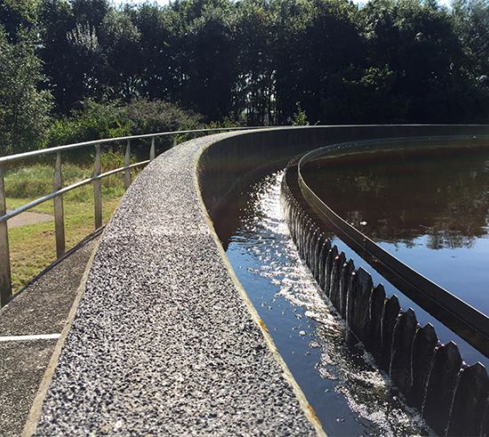 Slijtlaag nabezinktank AWZI Ruimerbrug