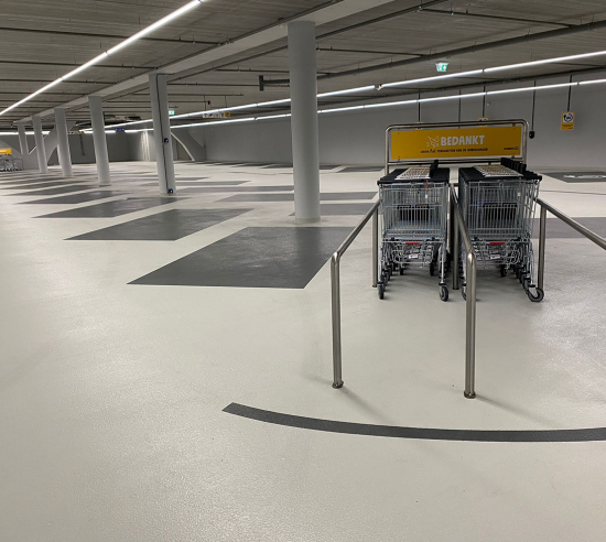 Nieuwbouw 2-laagse parkeergarage Naaldwijk