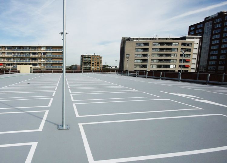 WC Koperwiek, Triflex parkeerdek