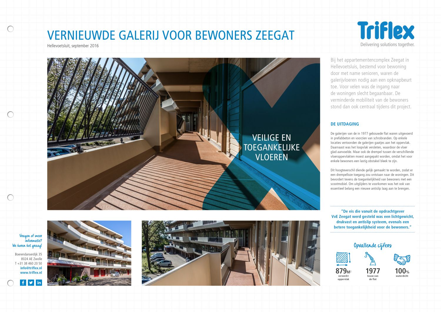 Casestudy Appartementencomplex Zeegat - Balkons en galerijen - Triflex