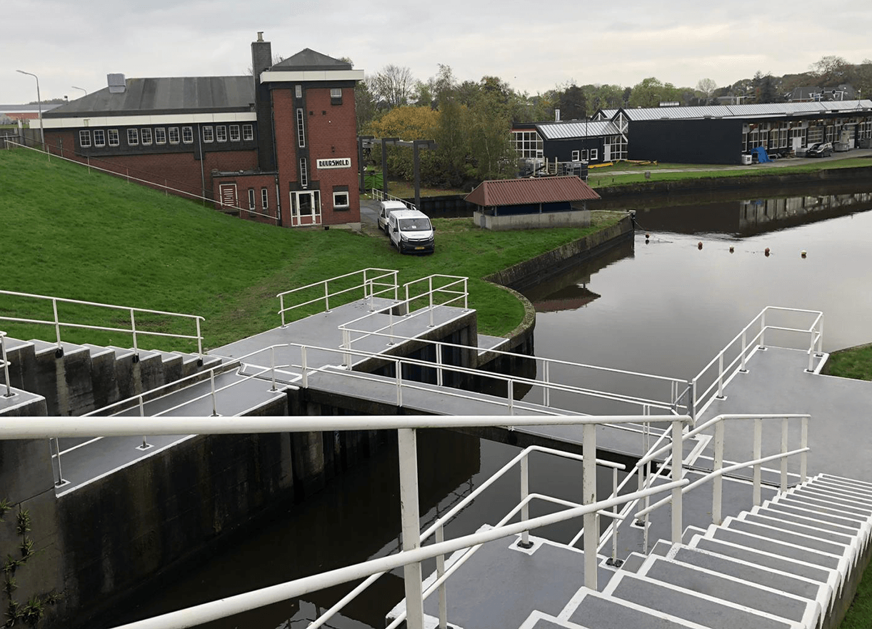 Vloeren van boezemgemaal in duurswold door Triflex