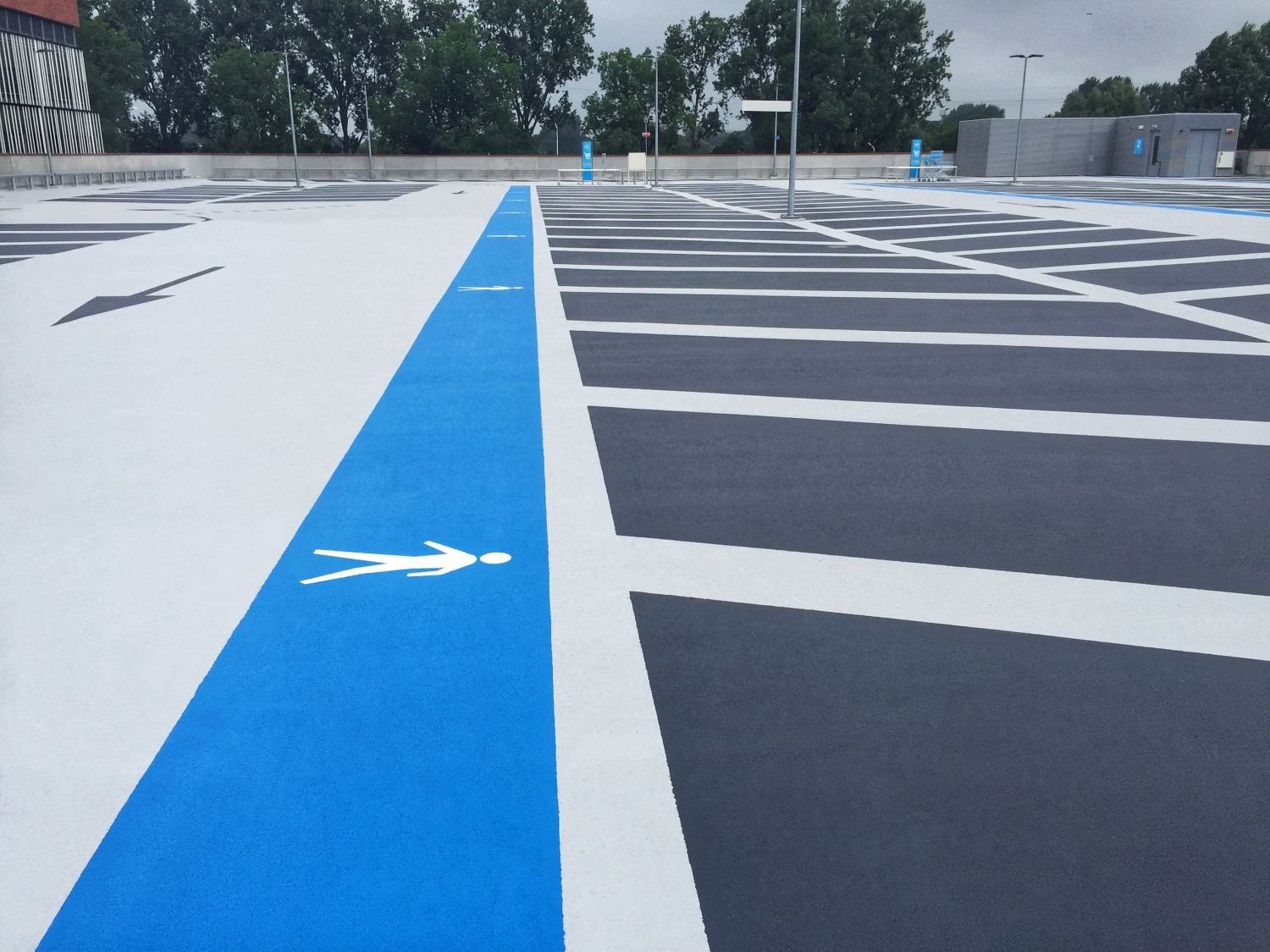 ZMC parkeren triflex