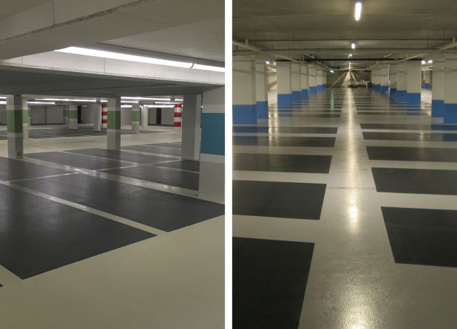 antislip parkeergarage triflex