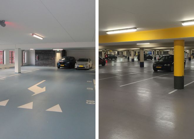antislip parkeergarage triflex