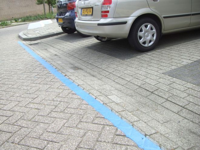 parkeren markering triflex