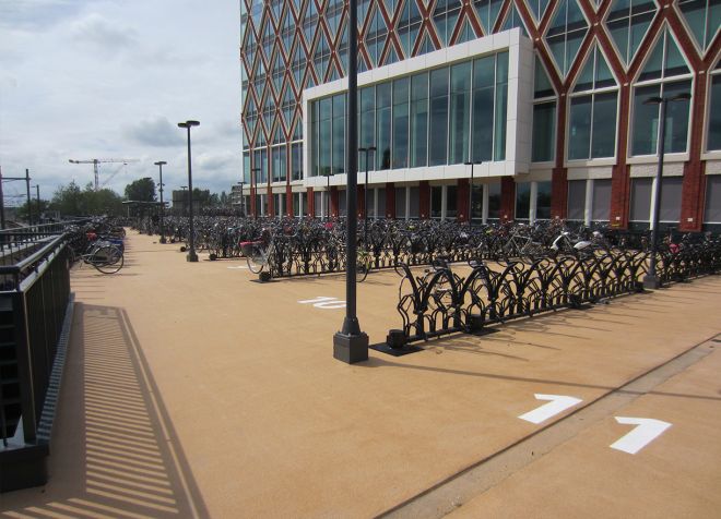 kleur fietsenstalling triflex